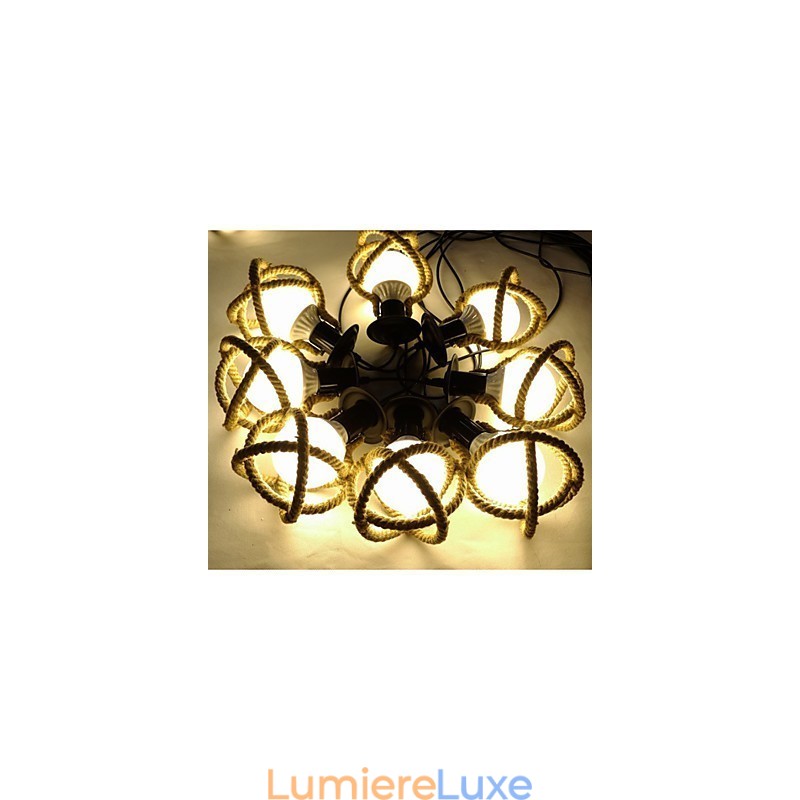 Lampe à corde Lustre Vêtements longs Créatif Les servantes célestes dispersent les fleurs. Lampe araignée