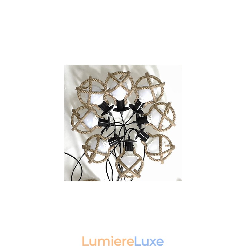 Lampe à corde Lustre Vêtements longs Créatif Les servantes célestes dispersent les fleurs. Lampe araignée