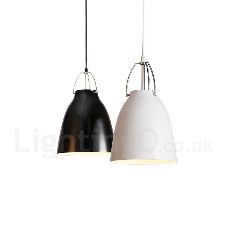 Suspension contemporaine moderne en alliage d'aluminium à 1 lumière avec abat-jour en alliage d'aluminium