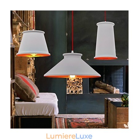 Lustre mini style moderne contemporain en métal à 3 lumières Lustre mini style moderne contemporain en métal à 3 lumières