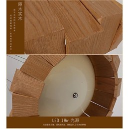 Lustre Country Bois Bambou