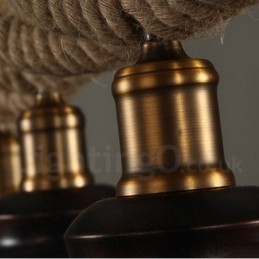 Plafonnier à 3 lampes suspendues