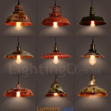 Suspension Loft Rétro Vintage Rustique Lodge 1 Lumière Suspension Loft Rétro Vintage Rustique Lodge 1 Lumière