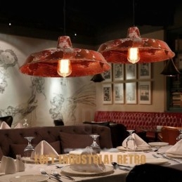 Suspension Loft Rétro Vintage Rustique Lodge 1 Lumière