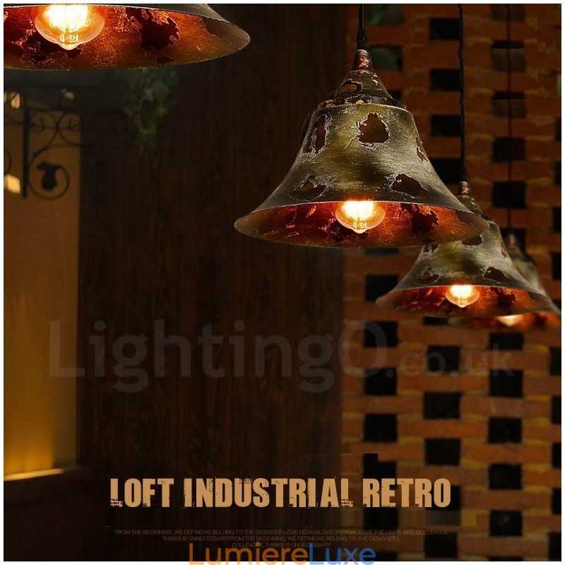 Suspension Loft Rétro Vintage Rustique Lodge 1 Lumière