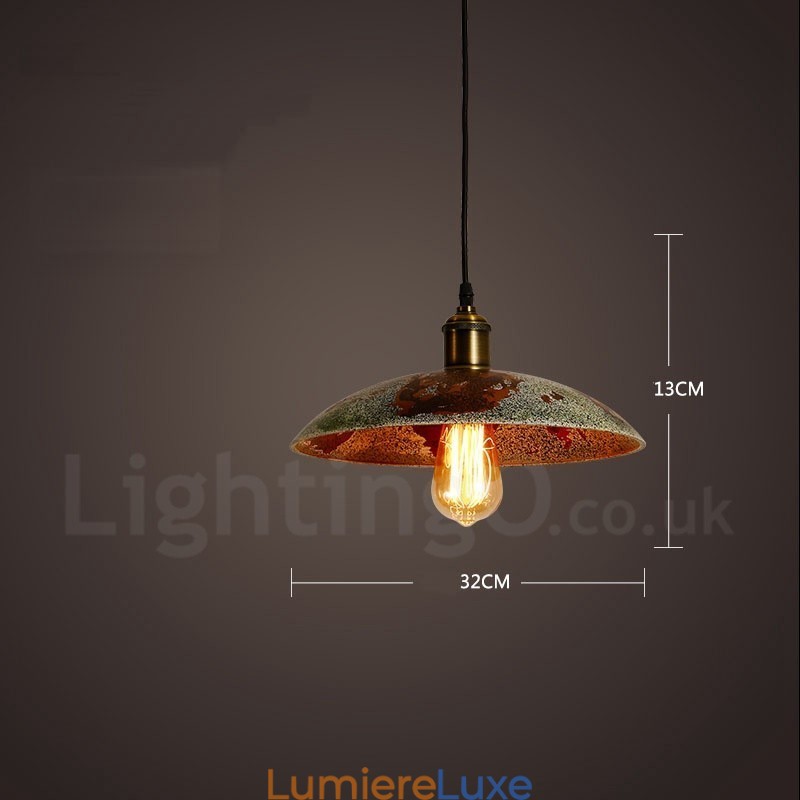 Suspension Loft Rétro Vintage Rustique Lodge 1 Lumière