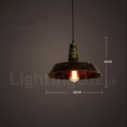 Suspension Loft Rétro Vintage Rustique Lodge 1 Lumière