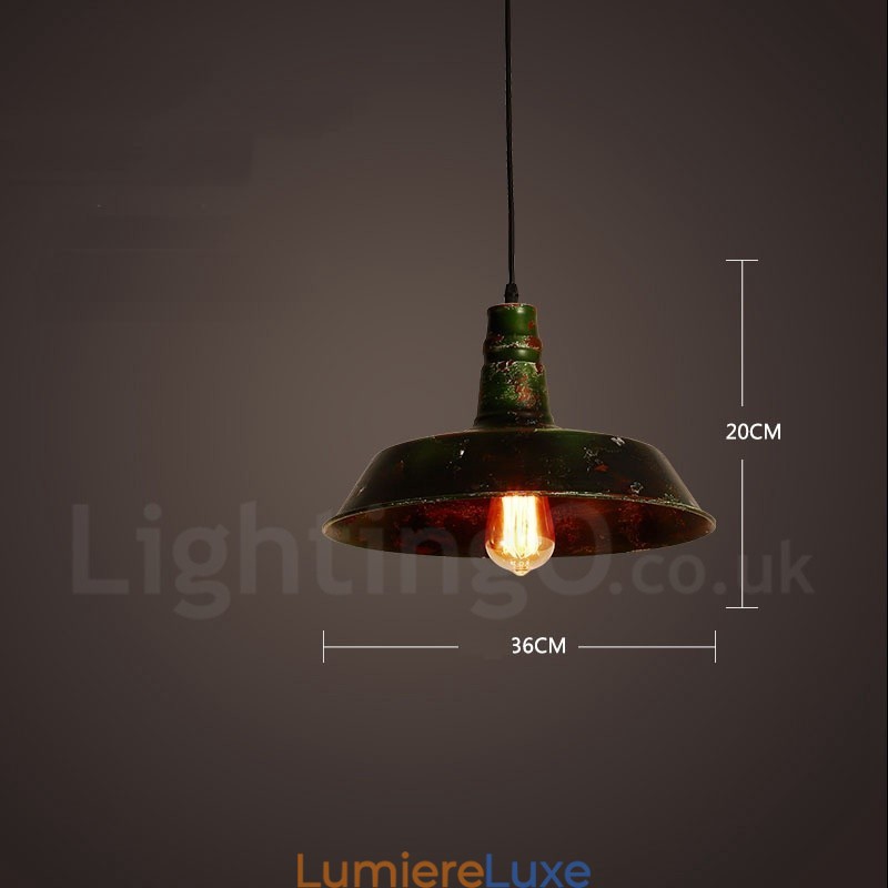 Suspension Loft Rétro Vintage Rustique Lodge 1 Lumière