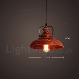 Suspension Loft Rétro Vintage Rustique Lodge 1 Lumière