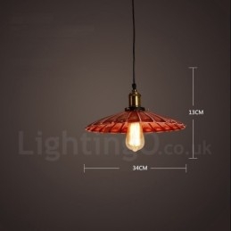 Suspension Loft Rétro Vintage Rustique Lodge 1 Lumière