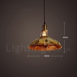 Suspension Loft Rétro Vintage Rustique Lodge 1 Lumière