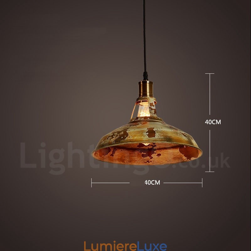 Suspension Loft Rétro Vintage Rustique Lodge 1 Lumière