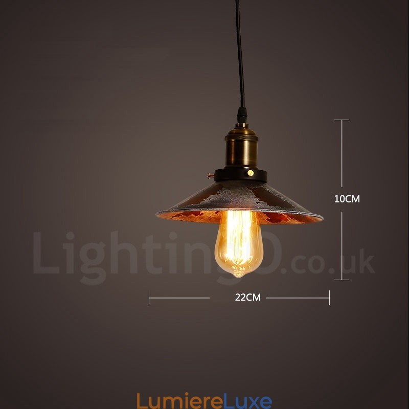 Suspension Loft Rétro Vintage Rustique Lodge 1 Lumière