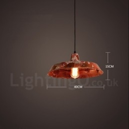 Suspension Loft Rétro Vintage Rustique Lodge 1 Lumière