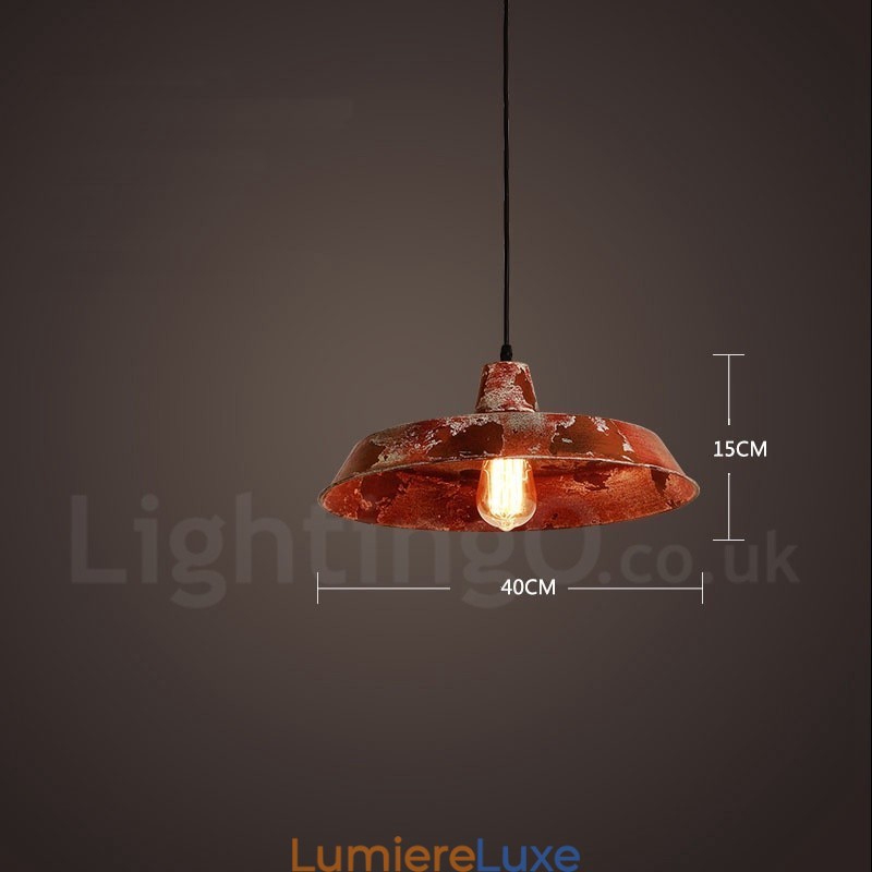 Suspension Loft Rétro Vintage Rustique Lodge 1 Lumière