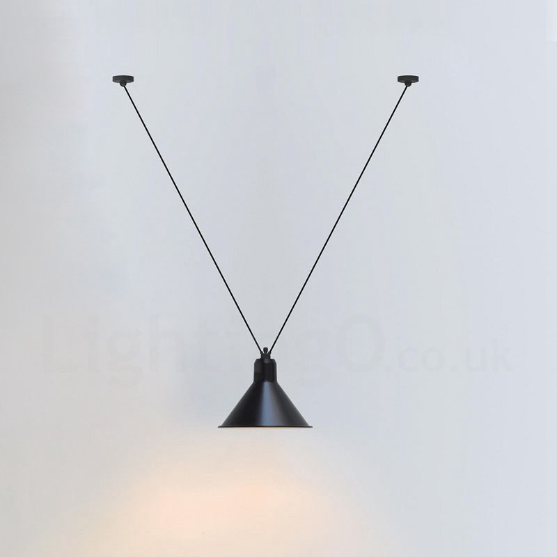 Plafonnier suspendu contemporain moderne à 3 lumières