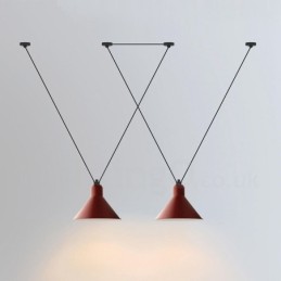 Plafonnier suspendu contemporain moderne à 3 lumières