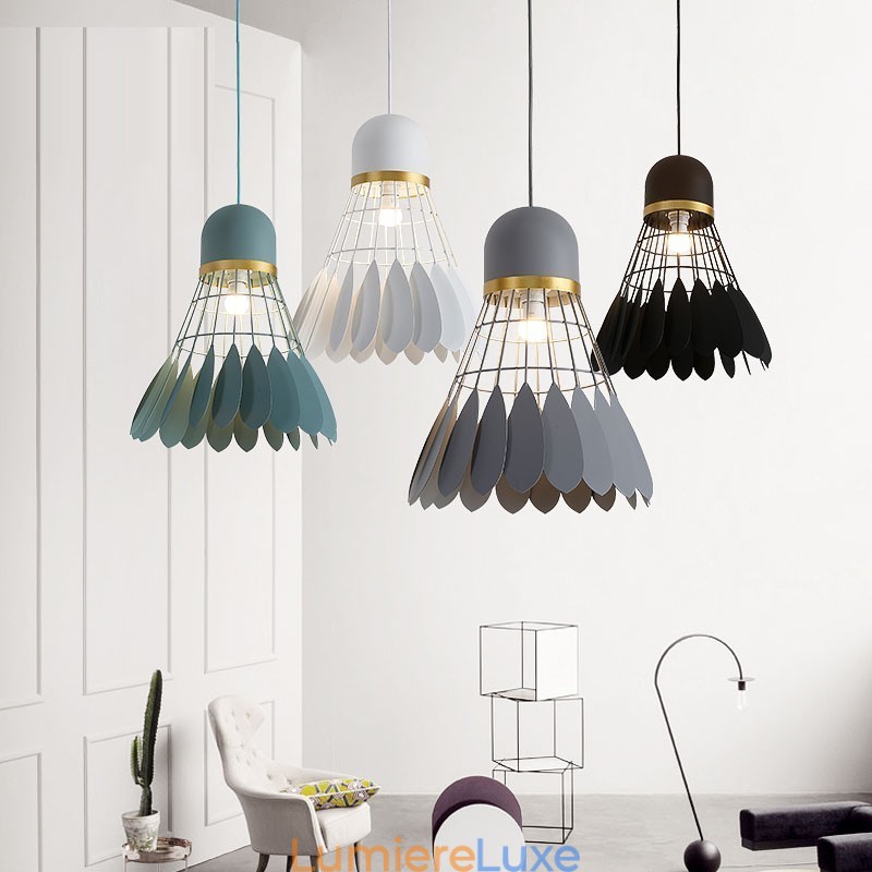 Plafonnier suspendu contemporain moderne à 1 lumière
