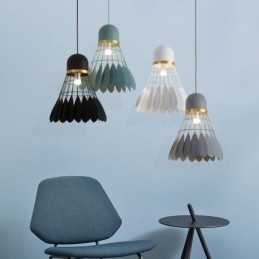 Plafonnier suspendu contemporain moderne à 1 lumière