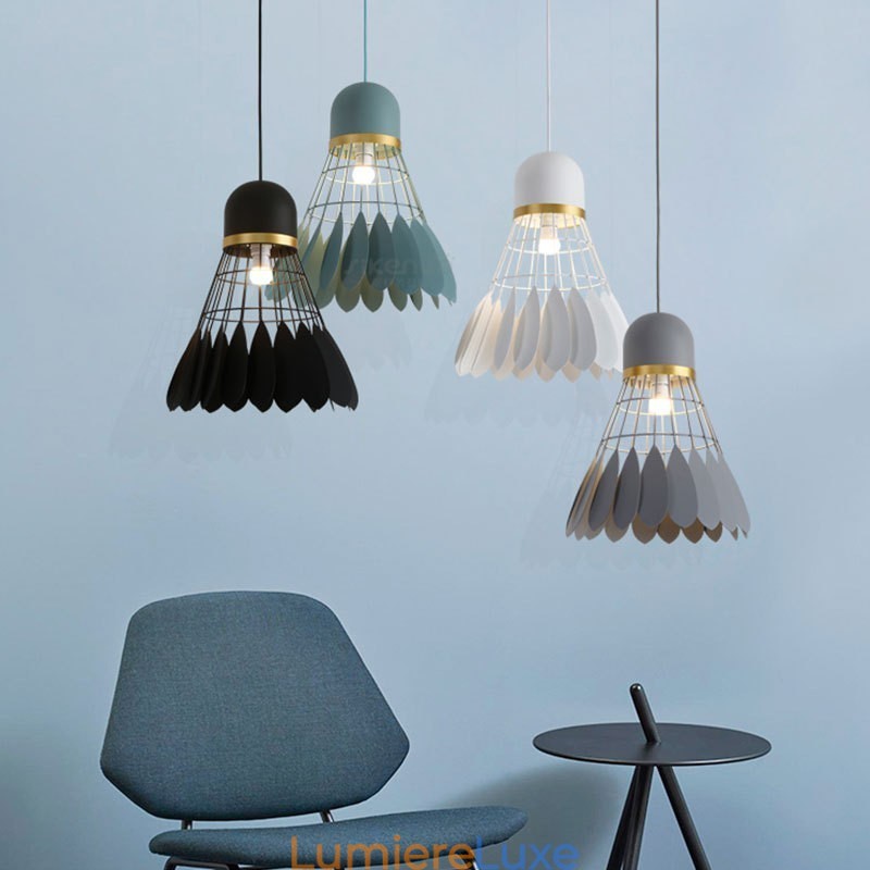 Plafonnier suspendu contemporain moderne à 1 lumière