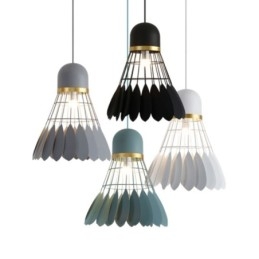Plafonnier suspendu contemporain moderne à 1 lumière