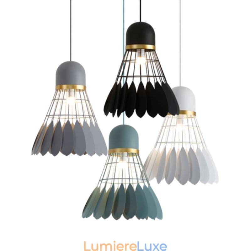 Plafonnier suspendu contemporain moderne à 1 lumière