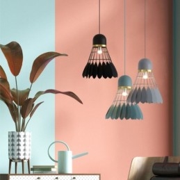 Plafonnier suspendu contemporain moderne à 1 lumière