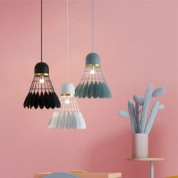 Plafonnier suspendu contemporain moderne à 1 lumière