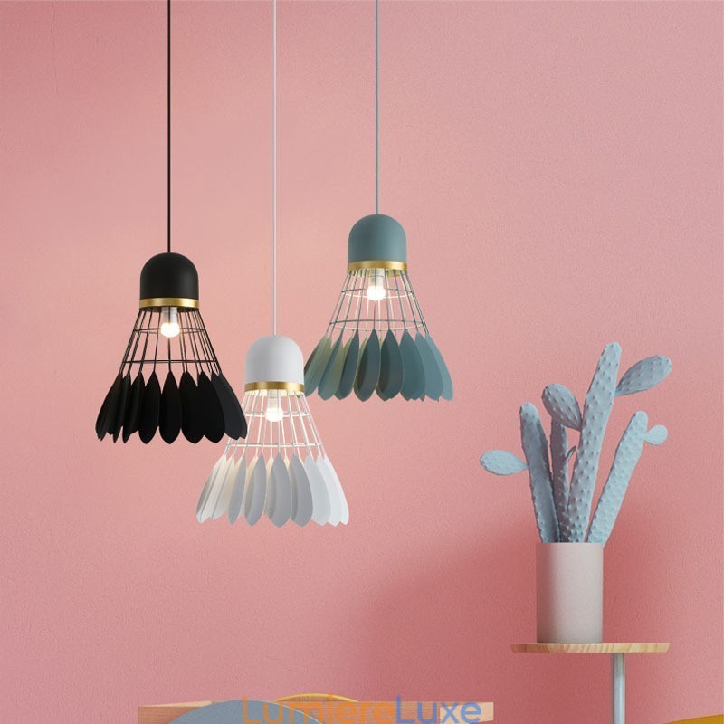 Plafonnier suspendu contemporain moderne à 1 lumière