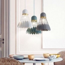 Plafonnier suspendu contemporain moderne à 1 lumière