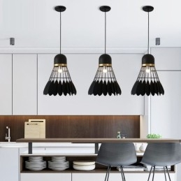 Plafonnier suspendu contemporain moderne à 1 lumière