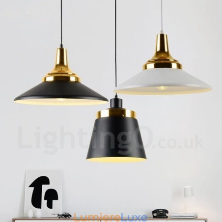 Plafonnier suspendu contemporain moderne à 1 lumière Plafonnier suspendu contemporain moderne à 1 lumière