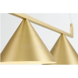 Plafonnier suspendu contemporain moderne à 3 lumières