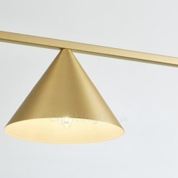 Plafonnier suspendu contemporain moderne à 3 lumières