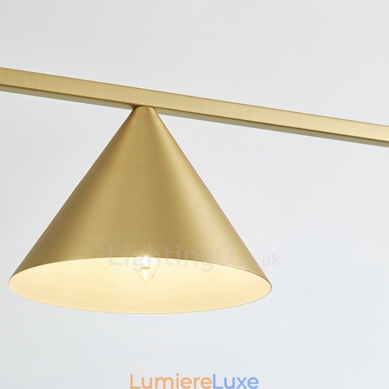 Plafonnier suspendu contemporain moderne à 3 lumières