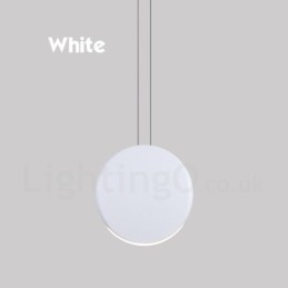 Plafonnier suspendu contemporain moderne en ciment à 1 lumière