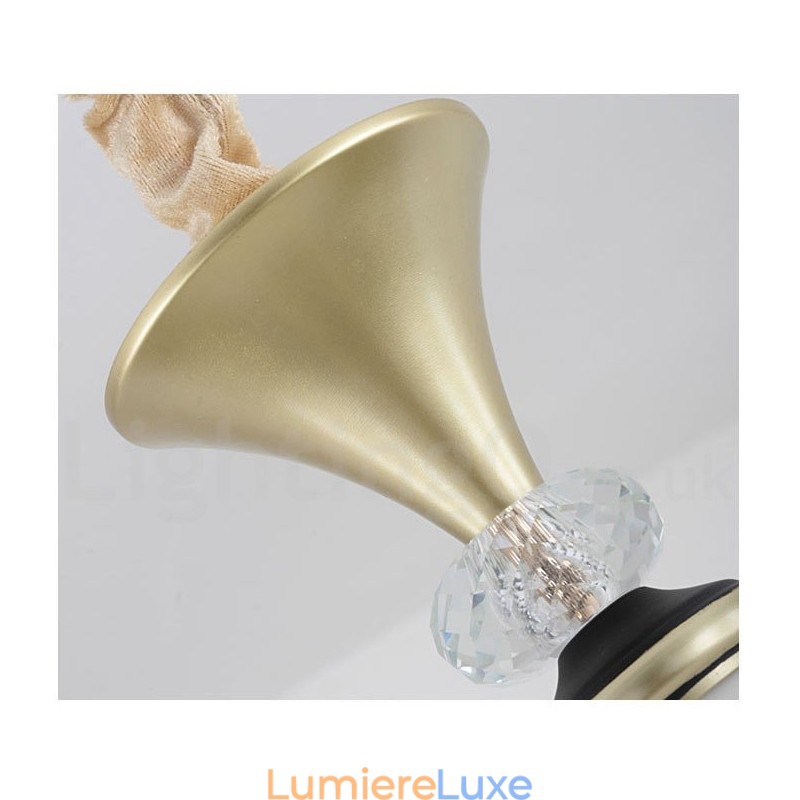 Lustre suspendu en cristal de luxe moderne et contemporain avec abat-jour en verre