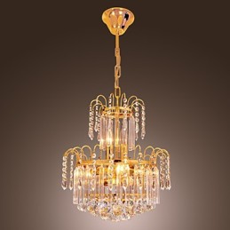 Lustre en cristal de luxe à 7 lumières
