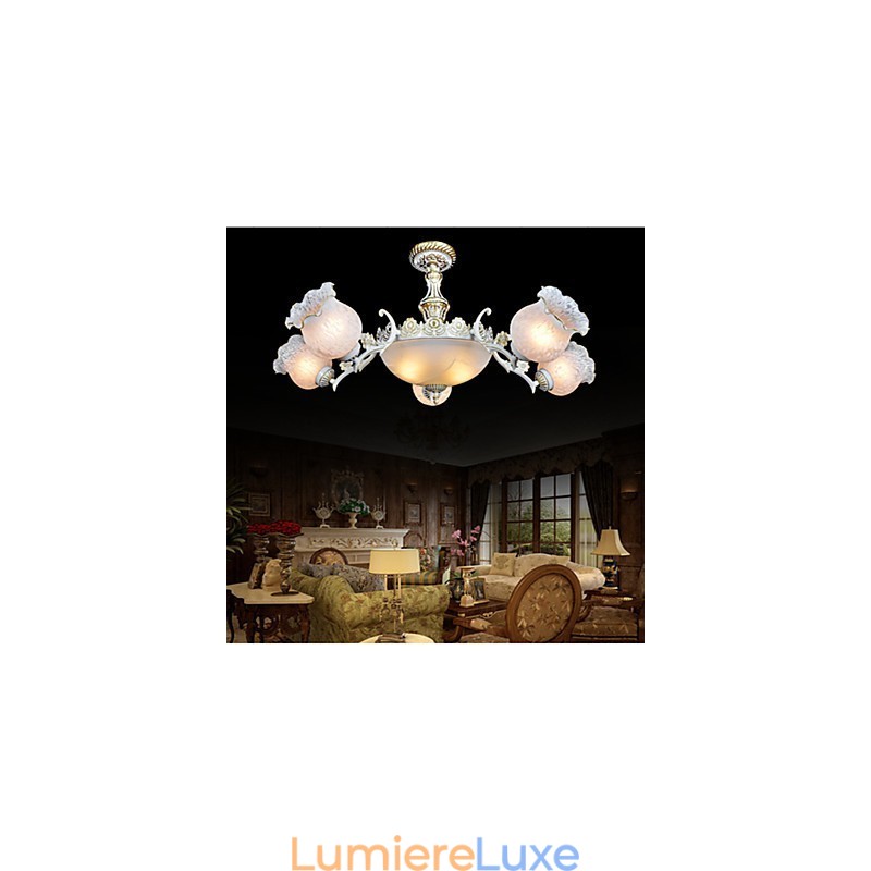 Lustre Traditionnel Classique Vintage Rétro Métal