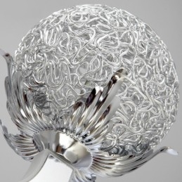 Lustre contemporain moderne à 8 lumières en acier à intensité variable avec abat-jour en alliage d'aluminium