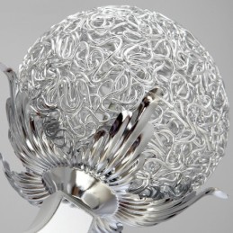 Lustre contemporain moderne à 6 lumières en acier à intensité variable avec abat-jour en alliage d'aluminium