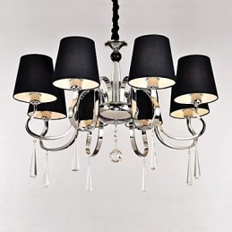 Lustre traditionnel classique en métal nickelé