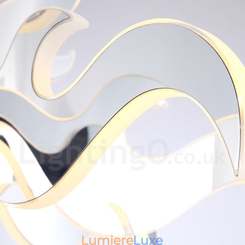 Lustre contemporain moderne à 9 lumières en acier à intensité variable avec abat-jour en acrylique