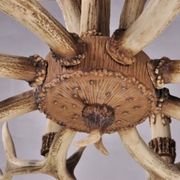Lustre rustique nordique moderne contemporain à 8 lumières