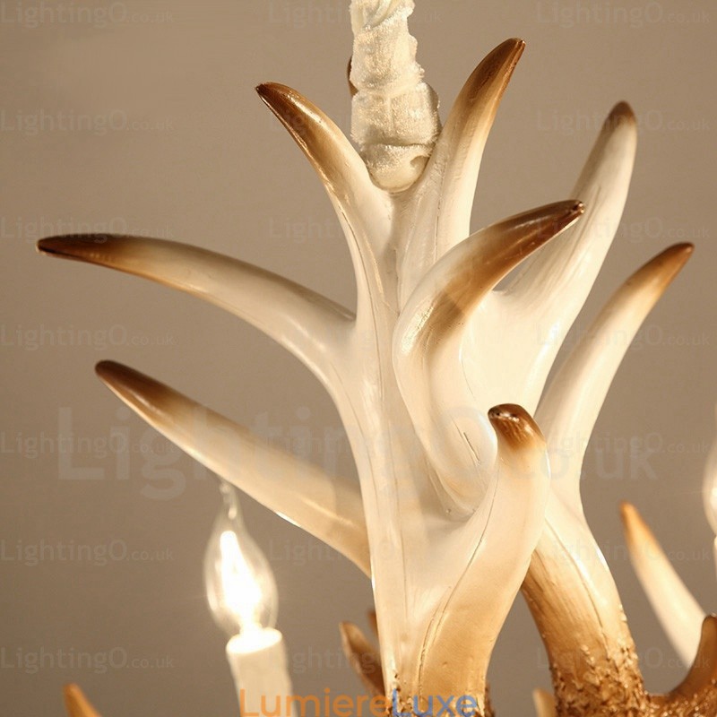 Lustre rétro vintage à 6 lumières