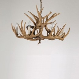 Lustre rétro vintage à 6 lumières