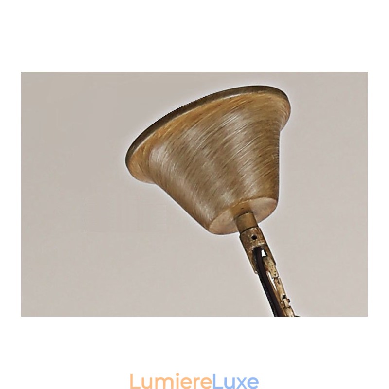 Lustre rétro vintage à 6 lumières