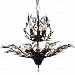 Lustre rustique à 8 lumières