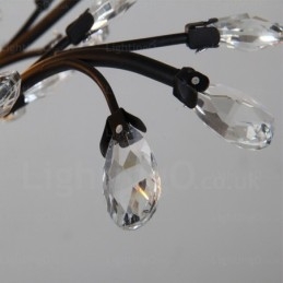 Lustre rustique à 8 lumières