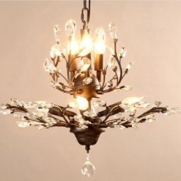 Lustre rustique à 8 lumières